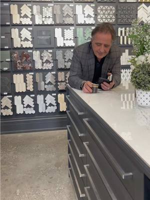 A post by @classicceramictile on TikTok caption: Tony’s favourite tile! And his Wife’s!  Prema Onyx Frost Available in  24”x48” and 24”x24”  #tiles #reno #homeinterior #washroomdesign #homedecor #gta #flooring #kitchen #design #porcelain 