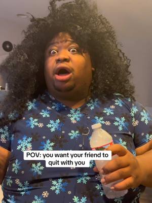 A post by @suburban_prince on TikTok caption: POV: your want your friend to quit with you 