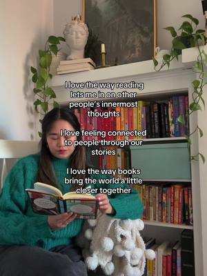 A post by @penguinrandomhouse on TikTok caption: What do you love most about reading? #ilove #books #reading #bookishthoughts 