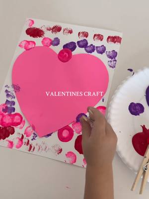 A post by @alexa.nicholee on TikTok caption: Cute and simple Valentines Craft! 🩷  #toddlercrafts #preschoolcrafts #preschoolathome #valentinescrafts #preschoolactivities 