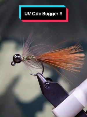 A post by @tiesflies on TikTok caption: UV Cdc Bugger! Hook: @AhrexHooks FW551 size 4 Thread: Magpie Materials 72D  Tail: Fulling Mill marabou Hackle: djflyfishing Viking CDC  Rib: 0.2mm wire  Dubbing: Fulling Mill mixture  Tools: TheFlySmith  #TheFlySmith  #flytying #magpiematerials #magpieturkeybiots #magpiefinebeaverdubbing #whitingfarms #naturesspiritflytying #lidrig #fly #flytyingjunkie #flytyingtutorial #flytyingaddict #flytok #satisfying #flytyingnation #fyp #harelinedubbin  #fishing #flyfishing #pescamosca #Upavon