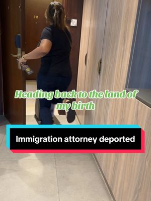 A post by @immigration_lawyer767 on TikTok caption: Replying to @user6198165350063 your wish is my command, starting with me! Contrary to common belief, many of us are in the USA by choice.  We were born where you all wish you could vacation. You want us to go back to places you have only ever seen on the internet, that’s wild!!! There’s nothing funny about deportation, you must be delusional if you think you could intimidate me! You got one thing right though, I have an excellent sense of humor🤣🤣 I’m not even offended by your ignorance #attorneytika 