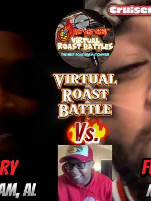 A post by @getyoazzonroastshow on TikTok caption: VIRTUAL ROAST BATTLE‼️ @comedianyoboyberry vs. The Cruiserweight Champ @funnymane_p 🔥🤣 Who you think won? COMMENT BELOW 👇🏾 If you’re interested in Virtual Battling DM the page now‼️ #roastcomedy #roastbattle #roastbattles #comedy #anyonecangetit #justjokes #justcomedy #fyp #fy #foryoupage #fortworthtx #birmingham #sanjose #virginia #pompano #louisiana #pensacola #batonrouge #wacotexas #entertainment