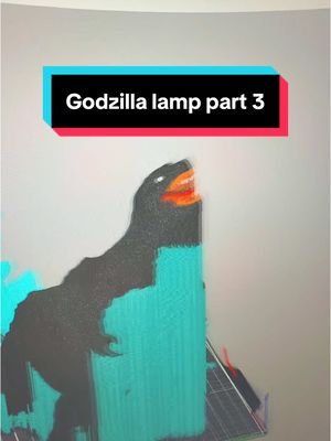 A post by @plastic3d on TikTok caption: Making 3d printable godzilla lamp part 3 #creatorsearchinsights #plastic3d #3d #godzilla #fortnite #3dprinting #DIY #tech #lamp  #creatorsearchinsights 