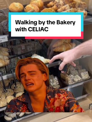 A post by @collegeceliackc on TikTok caption: Gluten bread & pastries = the worst ex to bump into running errands, am I right? 😅 I’d love if everyone commented a gluten pastry they’re still looking for a gf swap for AND/OR a gluten free dessert they love that help when you’re hit by cravings like this. 🤤 Some of my personal fave swaps for the desserts shown here are 👇 😋 @Official Schär US Page muffins — Certified GF & Dairy Free, at @Sprouts Farmers Market, @Wegmans, Amazon  & more 🍓 @Ethel’s Baking Co. dessert bars — Certified GF, at Sprouts and @target  🍪 @My Dad’s Cookies thumbprint cookies — Certified GF & Dairy Free and at @Kroger  🥐 Croissants made with @Sweet Loren’s ✨ puff pastry — Gluten & Dairy Free, at Target, Wegmans, Kroger & more #glutenfreefood #celiactiktok #celiac #glutenfreelife #nogluten #foodallergy #glutenfreedairyfree #celiacdisease #glutenfreeliving #autoimmunedisease #autoimmune #celiacs #foodallergies #coeliac #leonardodicaprio #glutenfree 