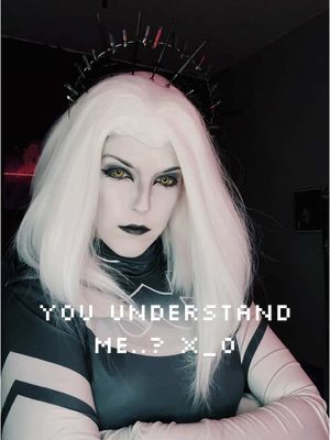 A post by @ on TikTok caption: You understand me..? #lute #lutehazbinhotel #hazbinhotellute #hazbinhotelcosplay #lutehazbinhotelcosplay #adamhazbinhotel 