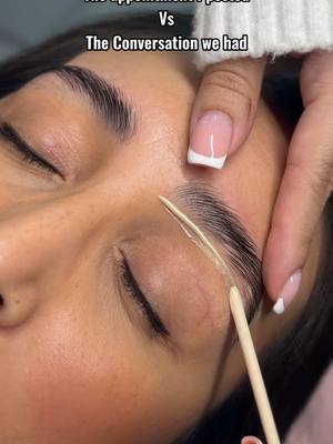 A post by @browsxzoey on TikTok caption: This & yap 🤌🏼✨ #browartist #brows #browwaxing #browtraining #browshaping #beautyindustry #dayinmylife 