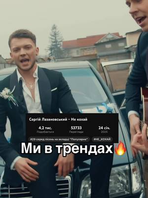 A post by @s.lazanovskyi.ridnyi on TikTok caption: Дякую за кожен ваш перегляд💫 За кожне ваше файне слово😇 На 1-му місці рос.пісня( Але зробимо все, щоб там її не було💪🏻