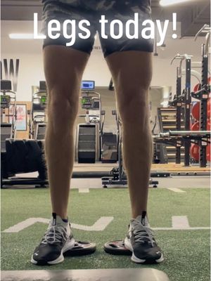 A post by @ronnyellis2929 on TikTok caption: Legs today!  Followed by agility ladder drills and short intense spin!  #legs #legsworkout #legday #fit #fitness #FitTok #fitnessmotivation #fitcheck #gymvibes #indoorcycling #gym #GymTok #health #strong 