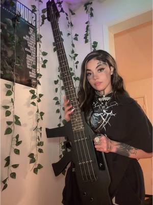 A post by @keyynikole on TikTok caption: let me show you the coolest guitar ever 