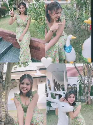 A post by @narisa_155 on TikTok caption: #สาวสุรินทร์🍃💃🌈 #ปักเป้าสาวสุรินทร์ 