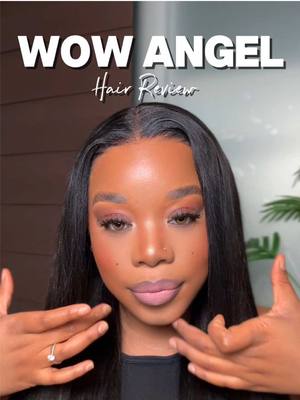 A post by @lithameyile on TikTok caption: Obsessed 🔥 @Wowangel  Link in my bio ! Wig details: 13X6 Yaki Straight Skinlike Real HD Lace 24” 250% density  #wowangel #hairwig #naturalwig#hairstyle#wowangelhdlace#wiginstall #fyp #asmr #asmrtiktoks #gluelesswig #southafricatiktok #trending #sama28 #viral #wiginfluencer 