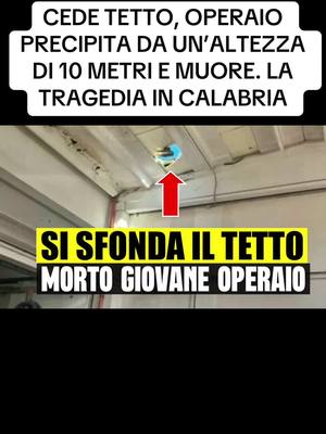 A post by @flashtv_italiayt on TikTok caption: #AndiamoNeiPerTe #neiperte #flashtv #flashtvnotizie #notozieflashtv #notizie #notiziedelgiorno #notizieitalia #cronaca #cronacanera #cronacaitaliana #tetto #morto #addio #lutto #operaio #shock #ambulanza #ospedale #lavoro #ultimora #ultimenotizie #tiktokitalia #perte 