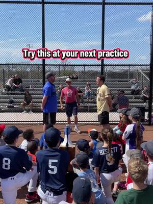 A post by @coachballgame on TikTok caption: What do you notice about these kids? They are supremely ENGAGED. They’re thinking “My coach is fun.” The kid will want to learn MORE from you because you’re FUN.  . So coaches, at your next practice: Run some fun skill stations, then bring the group in for a team meeting. Have 2 Assistant Coaches do a staring contest. Then the Atta Boy or Atta Girl Challenge.  . It works 100% of the time, every time.