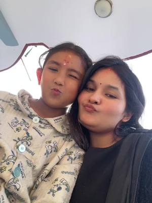 A post by @sonamthapa on TikTok caption: #momdaughter #nepalitiktok #foryoupage #pokhara 