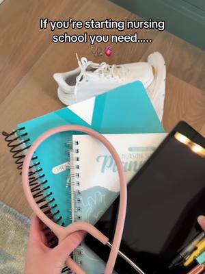 A post by @nurseinthemakingkristine on TikTok caption: Who’s starting nursing school this new year?! 🙋 #nursingstudent #studentnurse #nursingschoolhacks #nursingschoolessentials #newsemester #newnursingstudent 