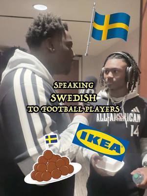 A post by @overtime7 on TikTok caption: Idk what Valdin Stone is saying, but facts 🤝 #interview #football #d1 #swedish #funny #meme 