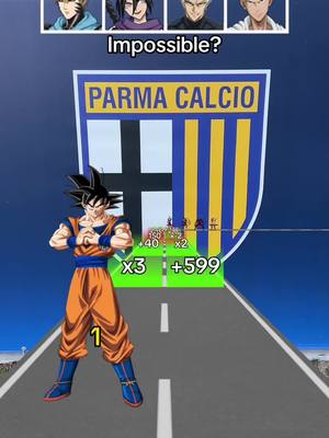 A post by @parmacalcio1913 on TikTok caption: 🔥 #filter #goku #challenge 