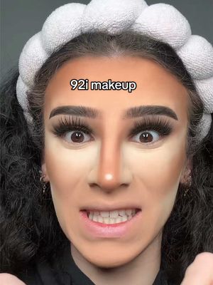 A post by @insah_hasni on TikTok caption: Voilà un VRAI 92i makeup 🙃 #92imakeup 