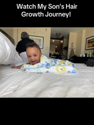 A post by @dominiquejanae00 on TikTok caption: He is only 4 years old hair down his back #haircareroutine #hairgrowthjourney #fypage #trending #virał #MomsofTikTok #toddlermom #virał 