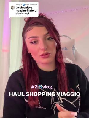 A post by @violazct on TikTok caption: Replying to @Ⓜ️ATT #2✈️vlog Haul shopping viaggio 🛍️🛒 tra poco parto!! #shopping #haul 