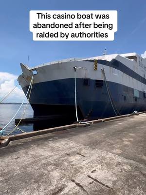 A post by @pimpmycamel on TikTok caption: Abandoned casino boat in Florida #abandonedplaces #urbex #casinoboat 