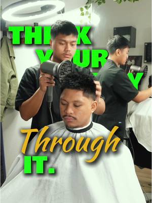 A post by @nvte2x on TikTok caption: Think your way through it. ☝️ - - In Vegas ? Link in bio to Book  - - #fyp #lasvegas #vegas #lasvegasbarber #vegasbarber 