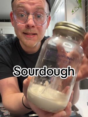 A post by @kitchentool on TikTok caption: Replying to @hasmean 😁 get your #sourdoughstarter started frist 🫙 then you can take a break for a few days or months as long as there’s no mold forming you’re good 👍 #bread #sourdough #sourdoughbread #fyp 