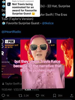 A post by @djcrocs on TikTok caption: Replying to @Sarah again I know I’m late to this been dealing with some heavy grief this week but omg give me a break unfortunately I’m sure they’ll win bc swifties go feral for him but it should have been Florence really and truly #lgbetty 