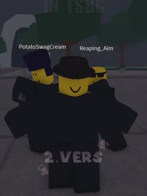 A post by @2.vers on TikTok caption: MAFIOSO (from dream game) INVADES TSB - #forsakenroblox #forsaken #dreamgame #robloxfyp #roblox #strongestbattlegrounds #2vers #tsb #fyp - ft @potatoswagcream and @reaping_aim