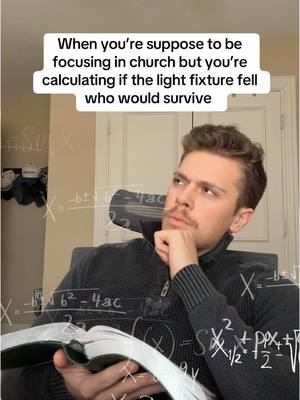 A post by @joechristianguy on TikTok caption: And also be thinking what the best route of escape is 😂 #jesus #Love #fyp #christian #bible #bibleverse #trending