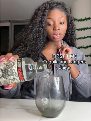 A post by @orianaasmr on TikTok caption: It’s been a while , let’s make a drink🍹 #langerspartner  #drinks #tequila #drinktok 