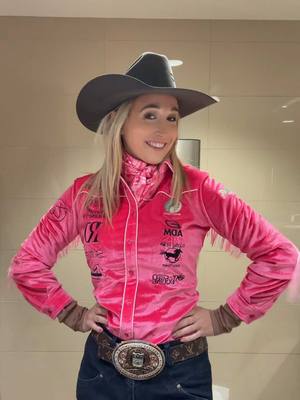 A post by @sissywinn on TikTok caption: This is the fit for round 2 at @fwssr  #rodeotime#ted#fortworthstockshowandrodeo#ranchdressn 