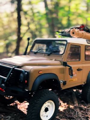 A post by @kriskingrc on TikTok caption: #rc4wd #landrover #d90 