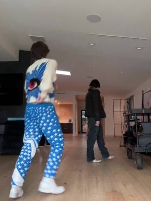 A post by @luvanthony on TikTok caption: Had to hit lil bros dance for the 1 time @Q U I N T O N 