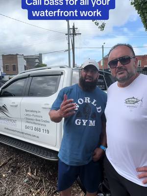 A post by @aussiemammoth1 on TikTok caption: Salams alaykum a Brother who I love so much and is a big volunteerin the community at the Rookwood Cemtery ( yes he is the guy who buries alit out deceased ).  Bassam had a full time job he works on the water and is an expert in refurbishing pontoons and jetties and sea walls.  And he is an expert at what he does.    Please call Bassem Sabbagh for ALL YOUR WATER FRONT WORK AND EXPERT ADVICE .. +61 413 868 119.  ( ps.  Don’t worry he may not look like he talks on the video but believe Bass loves to talk 😎)