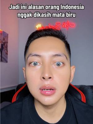 A post by @adi.syahreza on TikTok caption: Menurut kalian bagusan mata hitam, mata biru atau mata duitan…??? 🤣🤣🤣#blueeyes #AdiSyahreza #AdiLovers #ViralDiTikTok #fyp 