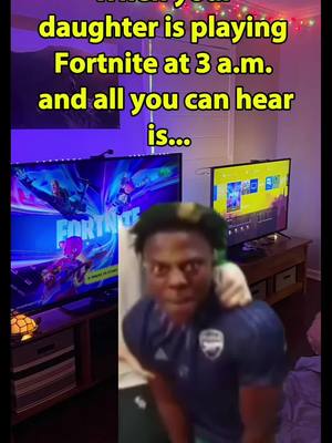 A post by @s.exceen on TikTok caption: Hope this means she's winning #CapCut #Fortnite #3am 