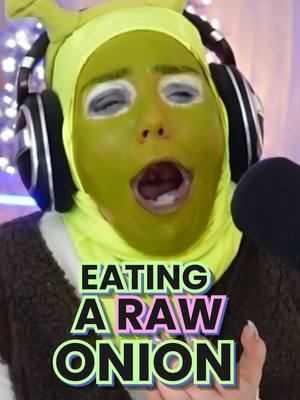 A post by @tayliens on TikTok caption: WORST TASTE EVER 💀 #funnymoments #twitchclips #girlstreamer #shrek #cursedcosplay #justchatting