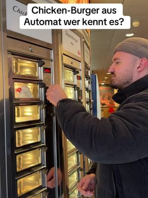 A post by @pascha.tv on TikTok caption: Chickenburger aus Automat wer kennt? #Holland