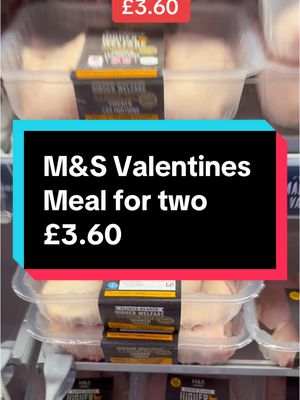 A post by @costoflivingcrisistips on TikTok caption: #mands #valentine #budgetmeal 