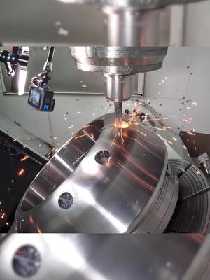 A post by @titansofcnc on TikTok caption: This is Roughing #titansofcnc #titansofcncacademy #cnc #cncmachining #cncmachinist #machining #manufacturing #machinery #3dprinting #engineering #automation #aerospace #cncmill #cnclathe #cncprogramming #cncprogrammer #aerospace #machineshop #cncmachinetool #edm #additive #grinding #grindingmachine #swiss #swissmachine #swissmachining #swisslathe #Kennametal #Mastercam #Schunk #Siemens