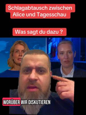 A post by @walid021079 on TikTok caption: Alice weidel Schlagabtausch mit der Tagesschau #afd #aliceweidel #tagesschau 