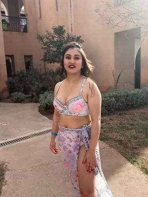 A post by @soniyahdhimal on TikTok caption: "Sunkissed in Marrakech with my favourite girl Pool time, laughter and making memories in this beautiful city #MoroccoVibes #FriendshipGoals #MarrakechAdventures"🇲🇦🇲🇦@Priyatama Dhimal @Dr Neetu Adhikaree 👩‍⚕️ @Shweta dhimal 