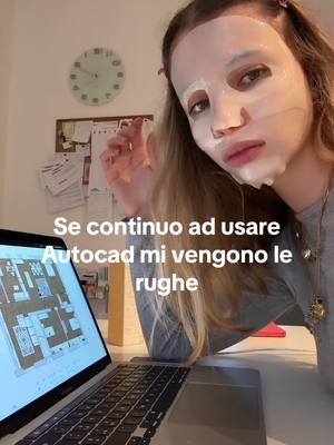 A post by @g.ggggiu on TikTok caption: Infatti non sto usando autocad 🎀#virale #autocad #tuttiigiorni #maschera #skincare #design #interiordesign #universitá #perteeee 