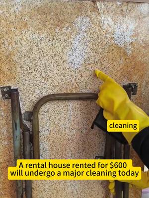 A post by @cleaner__10 on TikTok caption: A rental house rented for $600  will undergo a major cleaning today#clean #women #life #cleaning