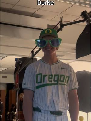 A post by @ansonaroz on TikTok caption: Media Day QOTD! #oregon #baseball #oregonbaseball #college #ncaa #media #day #mediaday #qotd #funny #fyp #foryou 