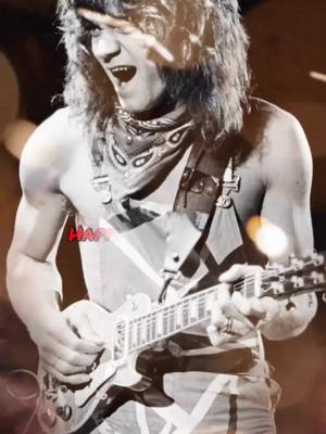 A post by @grahamdab222 on TikTok caption: January 26, 1955 Happy Birthday Eddie Van Halen 🔥 #eddievanhalen #rip #rock #rocktok #rockmusic #great #rocklegends #vanhalen 