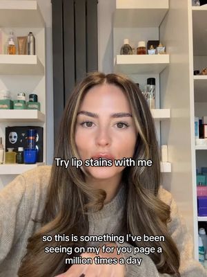 A post by @leahjtaylor on TikTok caption: Ok I’m obsessed!!! I need to know your favourite shades & lip stains 🫶🏼 @Wonderskin 💋 @Wonderskin Beauty #lipstains 