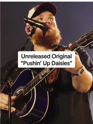 A post by @lukecombs on TikTok caption: “Pushin’ Up Daisies” live from Brisbane, Australia #NewMusic #countrymusic #lukecombs 